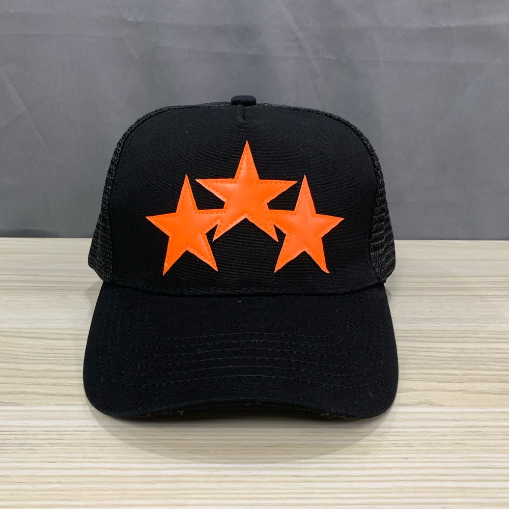 Amiri 3 star trucker hat men women fashion sports cap
